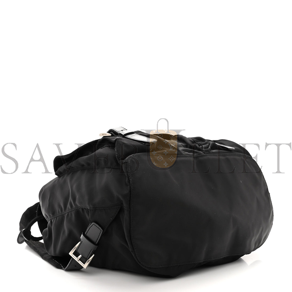 PRADA TESSUTO NYLON VELA SMALL BACKPACK BLACK (29*28*15cm) PRADA TESSUTO NYLON VELA SMALL BACKPACK BLACK (29*28*15cm)