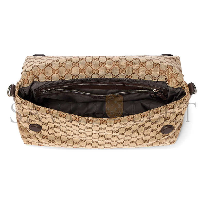 GUCCI MEDIUM GG CROSSBODY BAG WITH WEB 821616 (36*25*12cm) GUCCI MEDIUM GG CROSSBODY BAG WITH WEB 821616 (36*25*12cm)