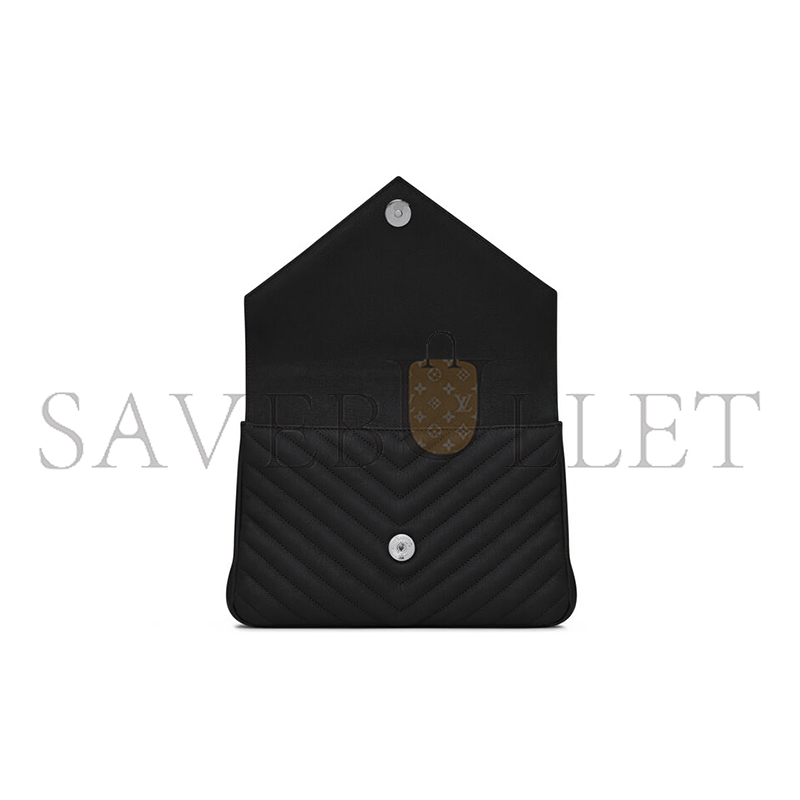 YSL COLLEGE MEDIUM IN QUILTED LEATHER 600279BRM081000 (24*17*6.5cm)