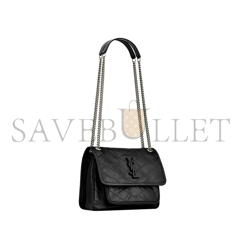 YSL NIKI BABY IN VINTAGE LEATHER 6331600EN041000 (21*16*7.5cm)
