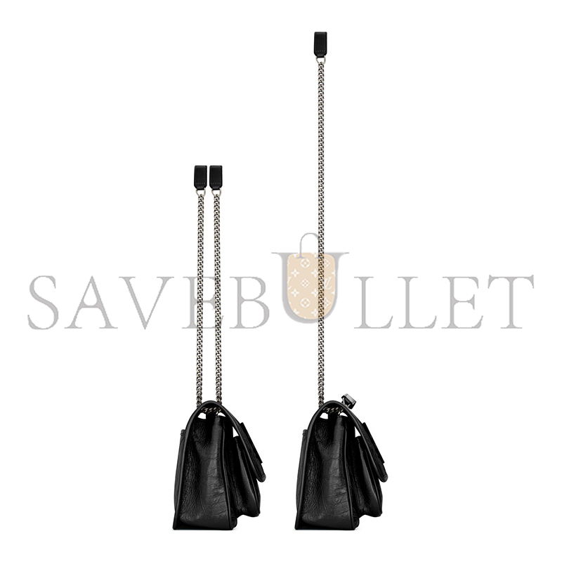 YSL NIKI BABY IN VINTAGE LEATHER 6331600EN041000 (21*16*7.5cm)