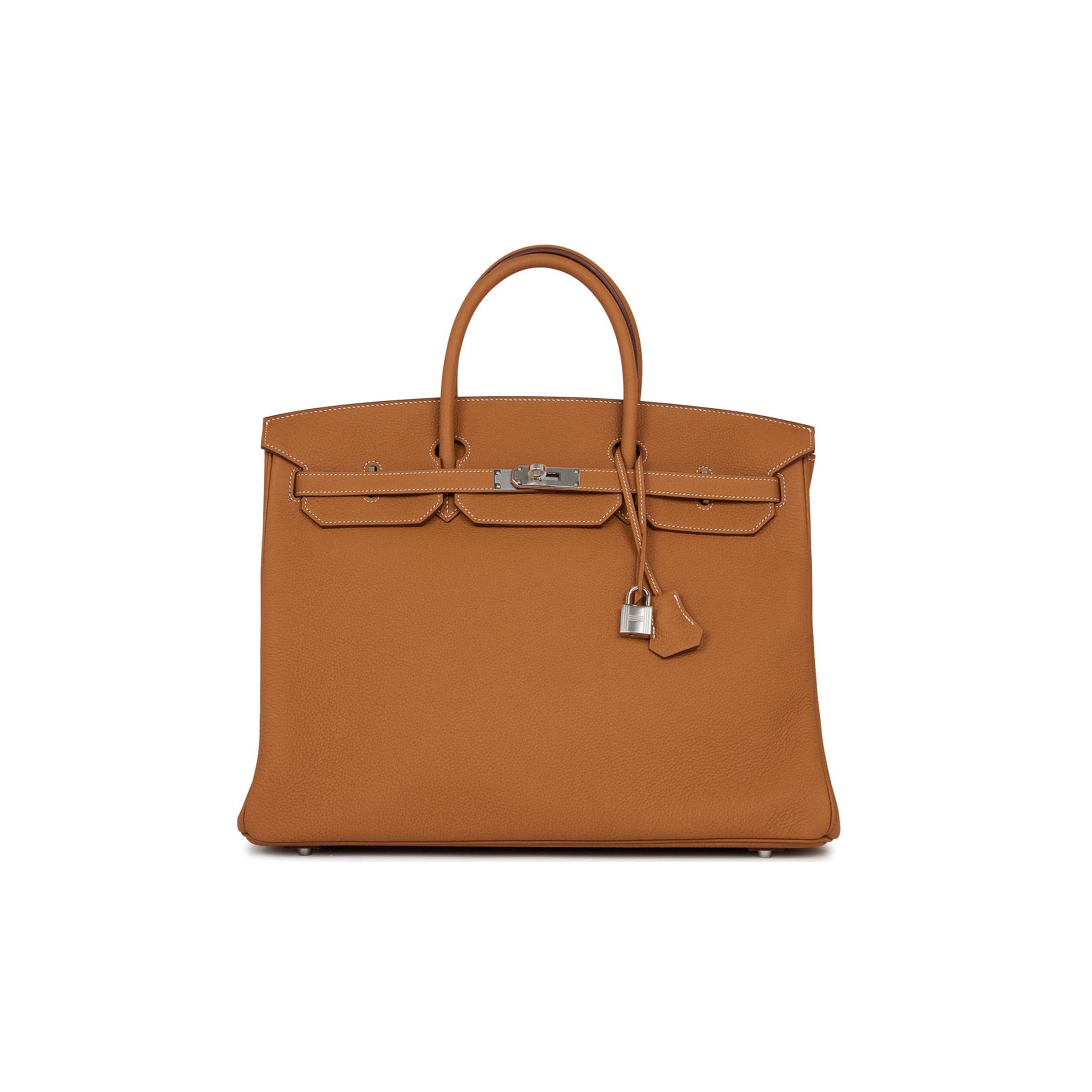 HERMES BIRKIN 40 GOLD TOGO PALLADIUM HARDWARE 39714832613470 (40cm) HERMES BIRKIN 40 GOLD TOGO PALLADIUM HARDWARE 39714832613470 (40cm)