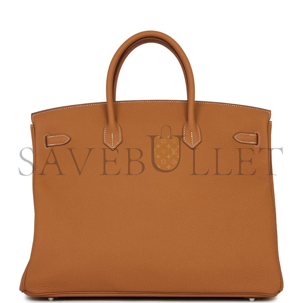 HERMES BIRKIN 40 GOLD TOGO PALLADIUM HARDWARE 39714832613470 (40cm) HERMES BIRKIN 40 GOLD TOGO PALLADIUM HARDWARE 39714832613470 (40cm)