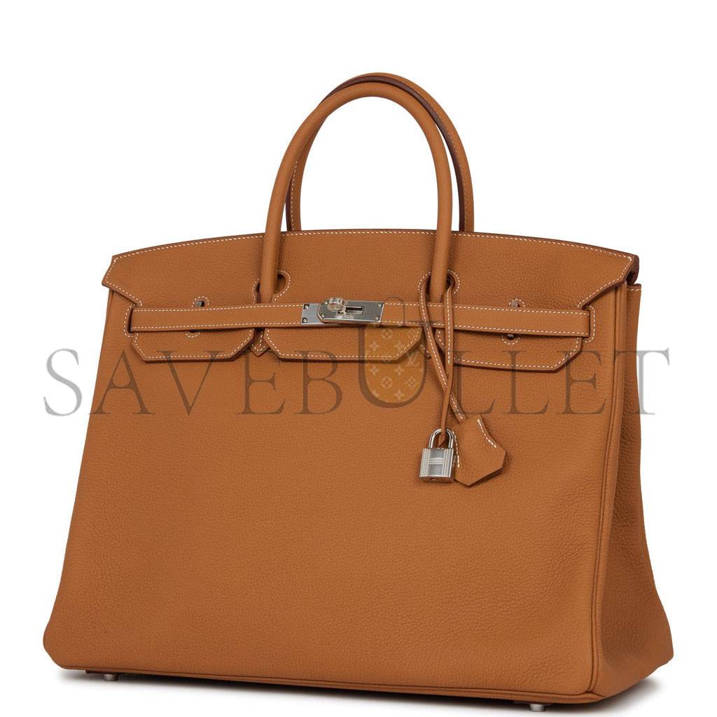 HERMES BIRKIN 40 GOLD TOGO PALLADIUM HARDWARE 39714832613470 (40cm) HERMES BIRKIN 40 GOLD TOGO PALLADIUM HARDWARE 39714832613470 (40cm)