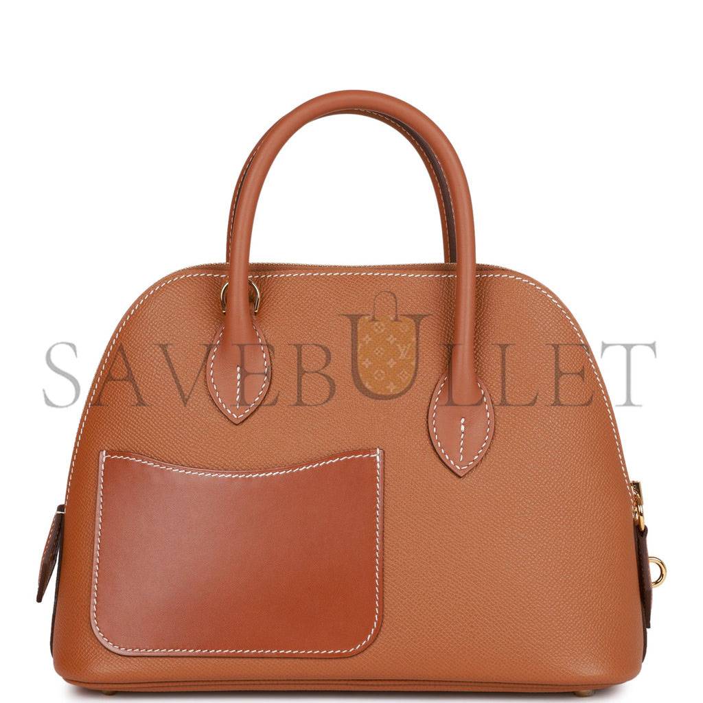 HERMES 1923 BOLIDE 25 EN DESORDRE GOLD EPSOM GOLD HARDWARE (25*20*10cm) HERMES 1923 BOLIDE 25 EN DESORDRE GOLD EPSOM GOLD HARDWARE (25*20*10cm)
