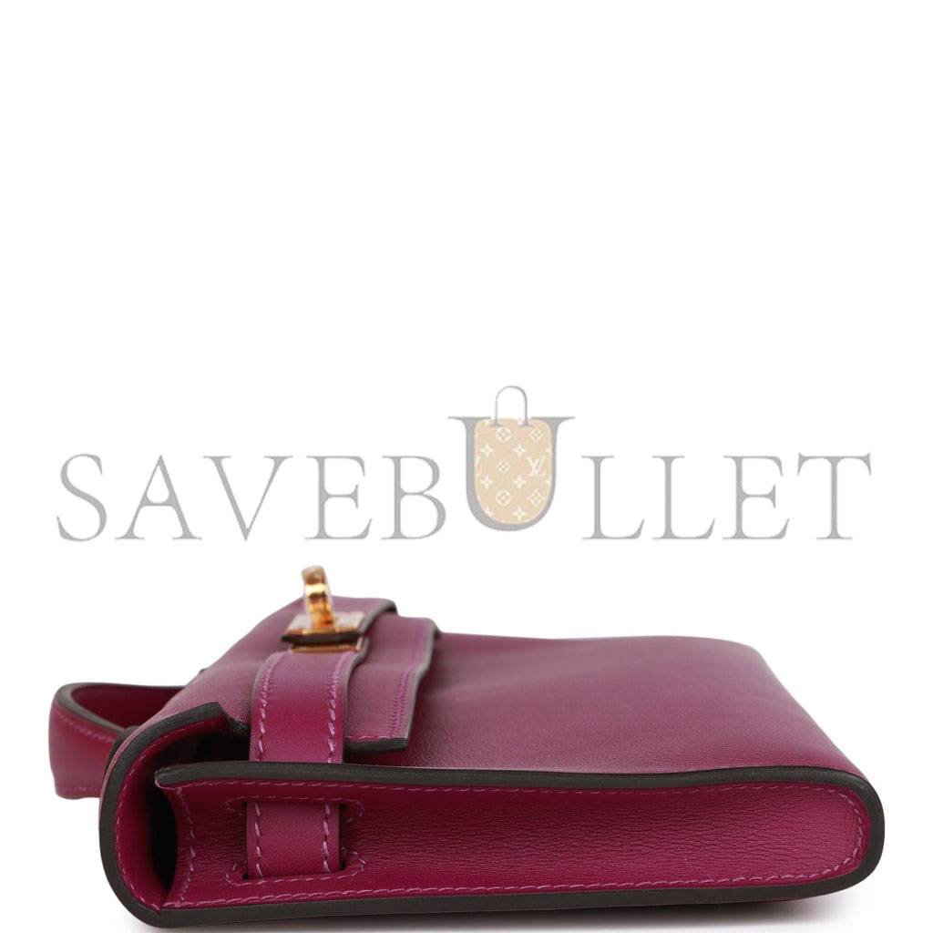HERMES KELLY CUT ANEMONE SWIFT GOLD HARDWARE (31*12*3cm) HERMES KELLY CUT ANEMONE SWIFT GOLD HARDWARE (31*12*3cm)