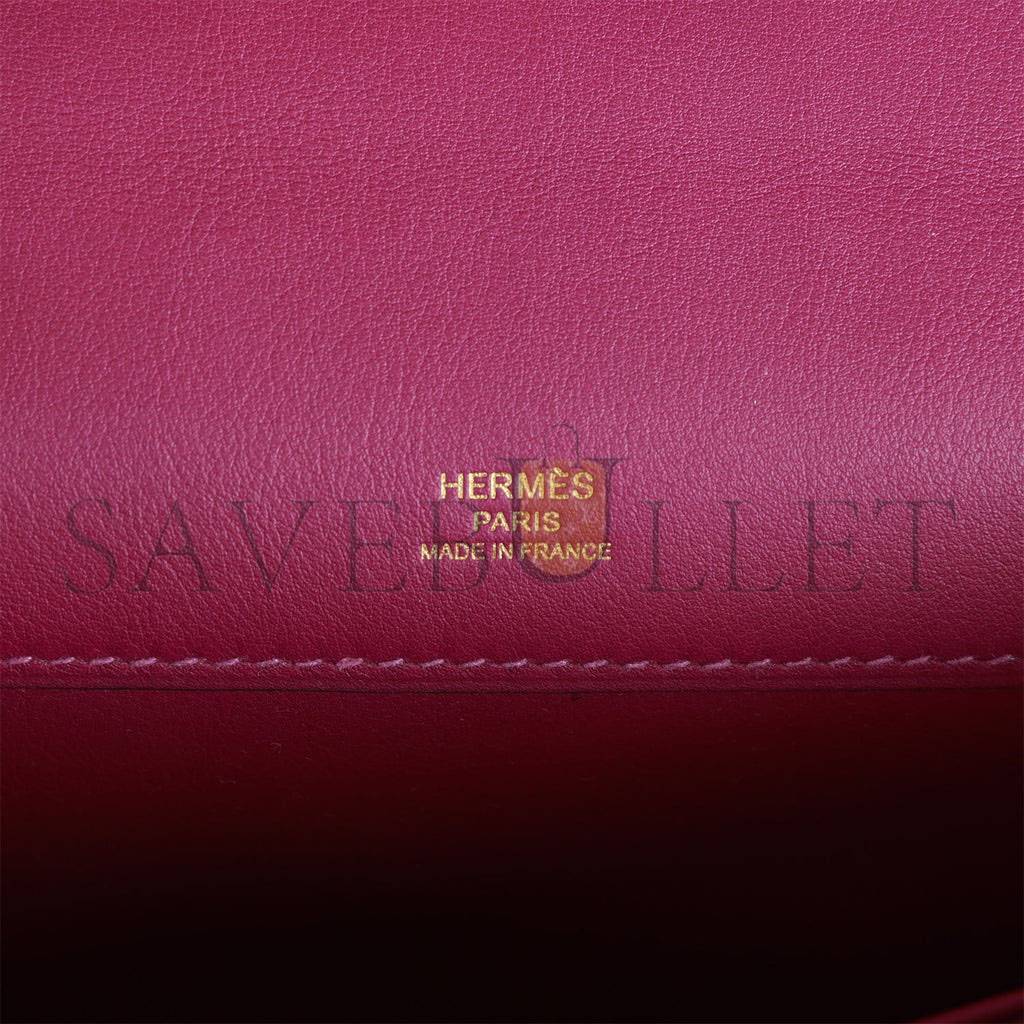 HERMES KELLY CUT ANEMONE SWIFT GOLD HARDWARE (31*12*3cm) HERMES KELLY CUT ANEMONE SWIFT GOLD HARDWARE (31*12*3cm)