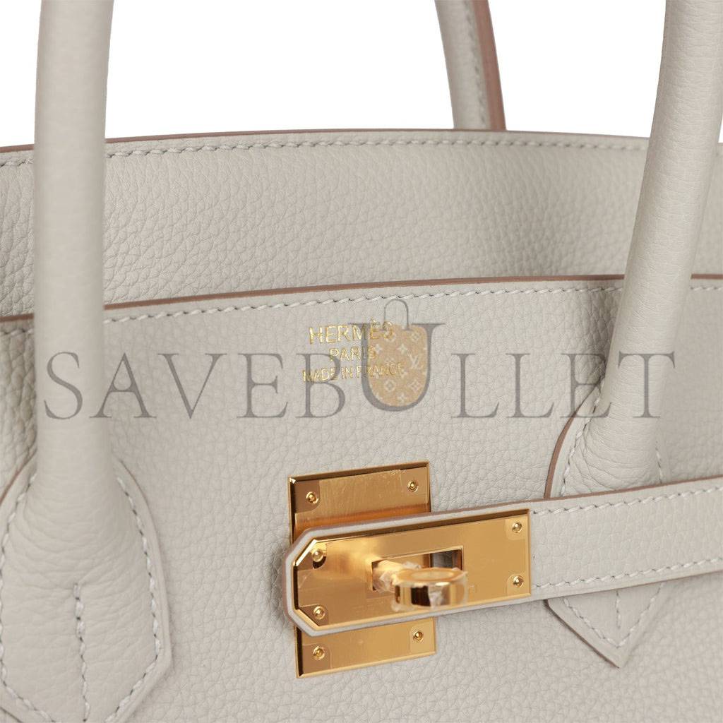 HERMES BIRKIN 35 GRIS PERLE TOGO GOLD HARDWARE 39891068813406 (35cm) HERMES BIRKIN 35 GRIS PERLE TOGO GOLD HARDWARE 39891068813406 (35cm)