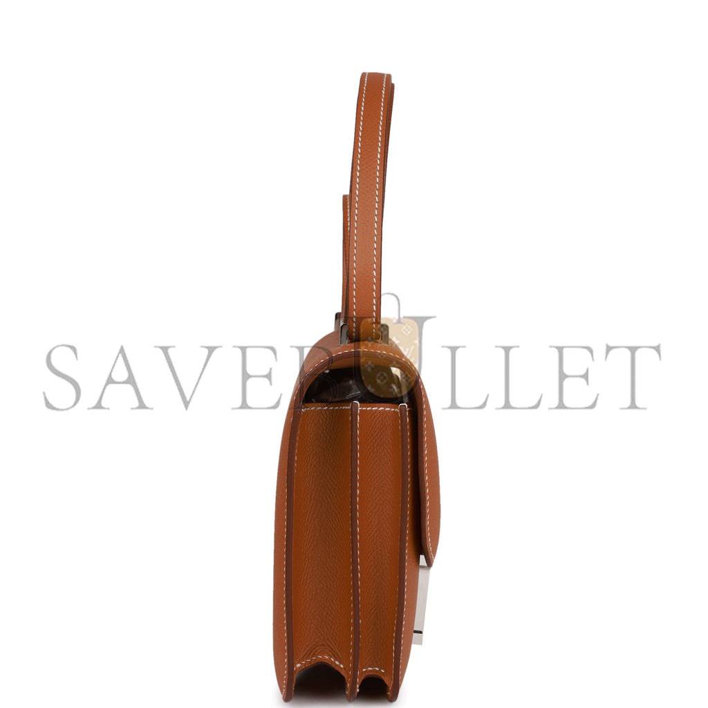 HERMES CONSTANCE 18 GOLD EPSOM PALLADIUM HARDWARE (18cm) HERMES CONSTANCE 18 GOLD EPSOM PALLADIUM HARDWARE (18cm)