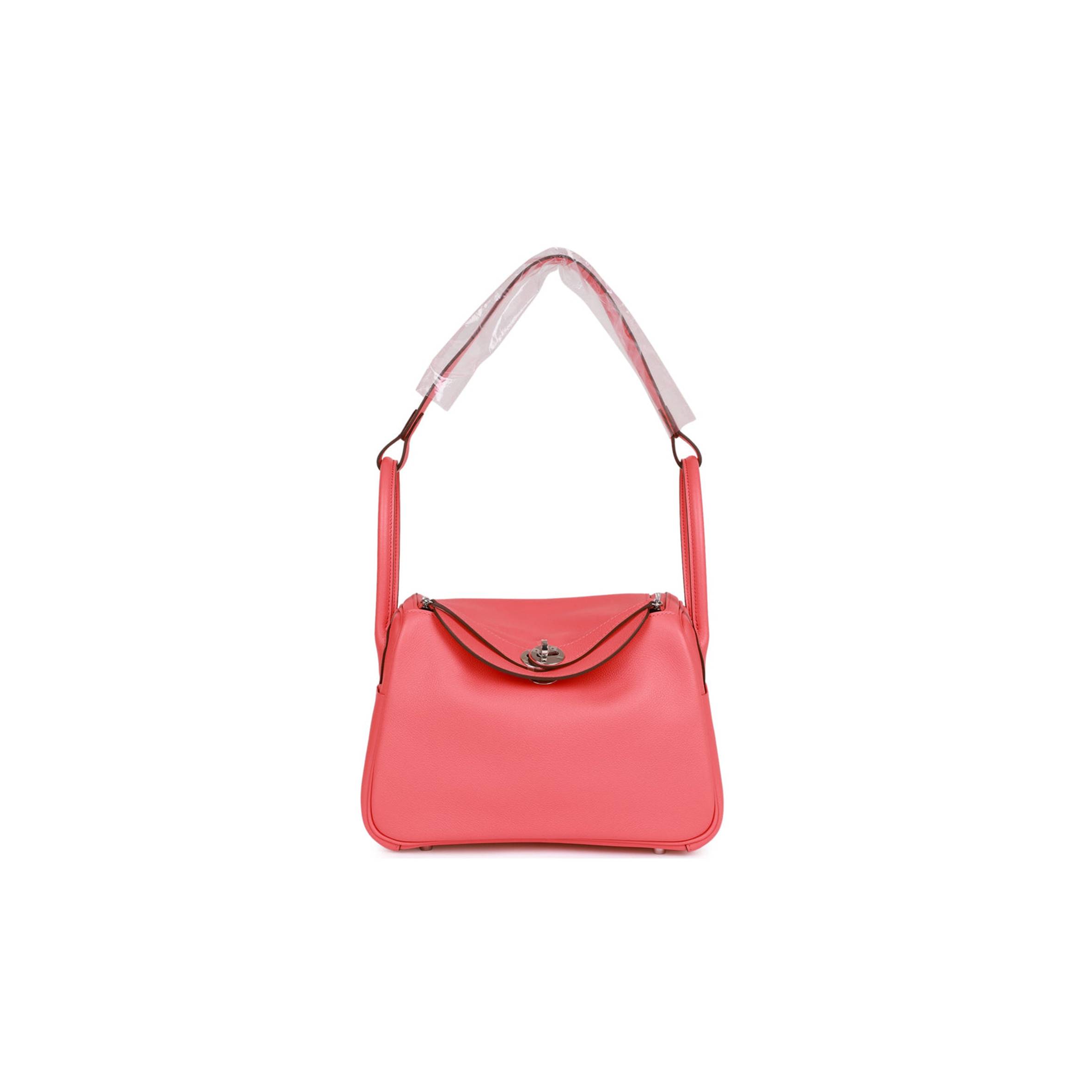 HERMES LINDY 26 ROSE TEXAS EVERCOLOR PALLADIUM HARDWARE(26*18*12cm) HERMES LINDY 26 ROSE TEXAS EVERCOLOR PALLADIUM HARDWARE(26*18*12cm)
