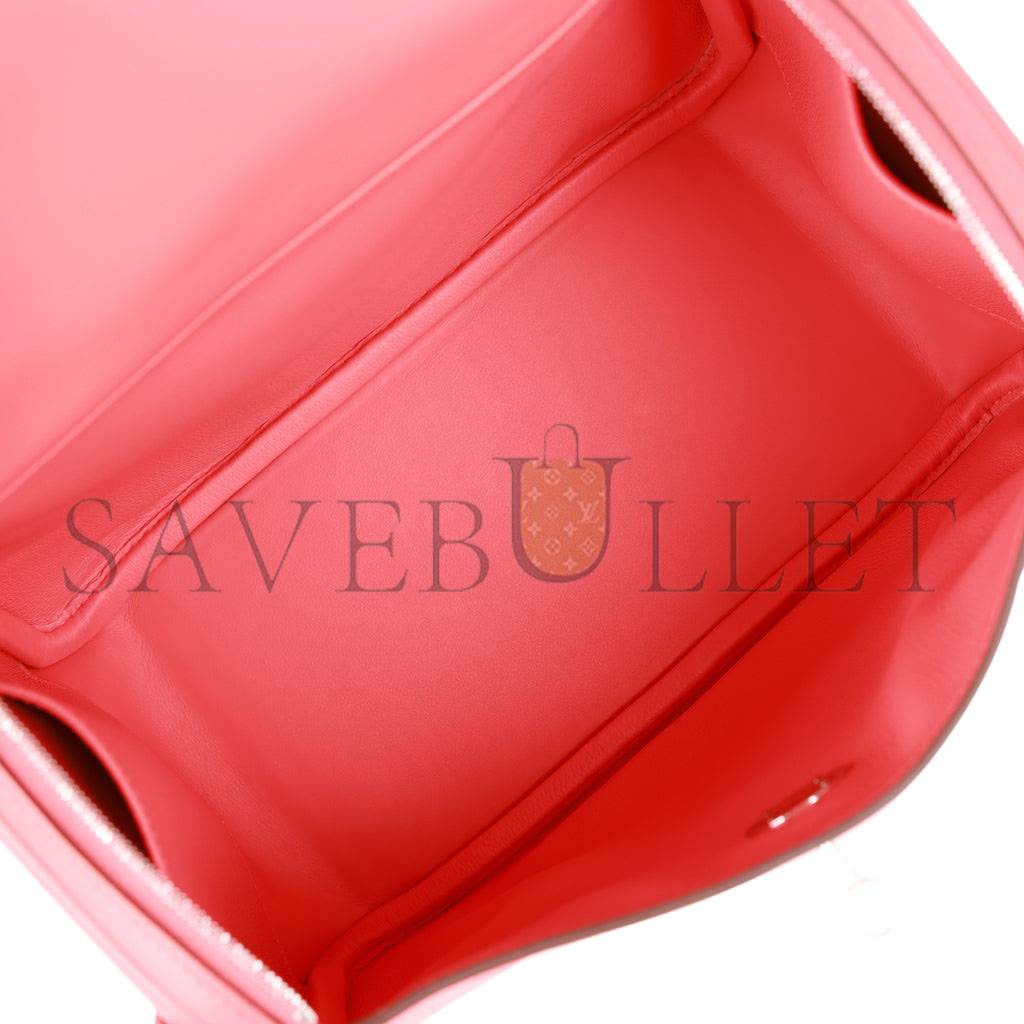 HERMES LINDY 26 ROSE TEXAS EVERCOLOR PALLADIUM HARDWARE(26*18*12cm) HERMES LINDY 26 ROSE TEXAS EVERCOLOR PALLADIUM HARDWARE(26*18*12cm)