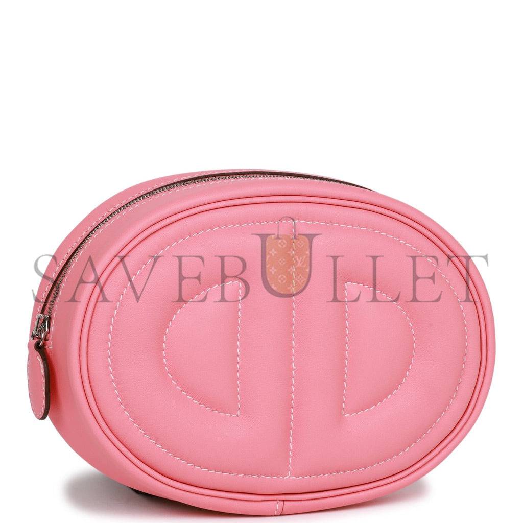 HERMES IN-THE-LOOP BELT BAG ROSE D'ETE VERSO SWIFT PALLADIUM HARDWARE (19cm) HERMES IN-THE-LOOP BELT BAG ROSE D'ETE VERSO SWIFT PALLADIUM HARDWARE (19cm)