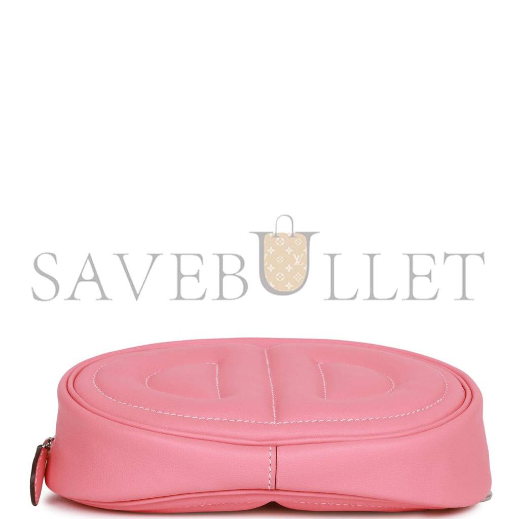 HERMES IN-THE-LOOP BELT BAG ROSE D'ETE VERSO SWIFT PALLADIUM HARDWARE (19cm) HERMES IN-THE-LOOP BELT BAG ROSE D'ETE VERSO SWIFT PALLADIUM HARDWARE (19cm)