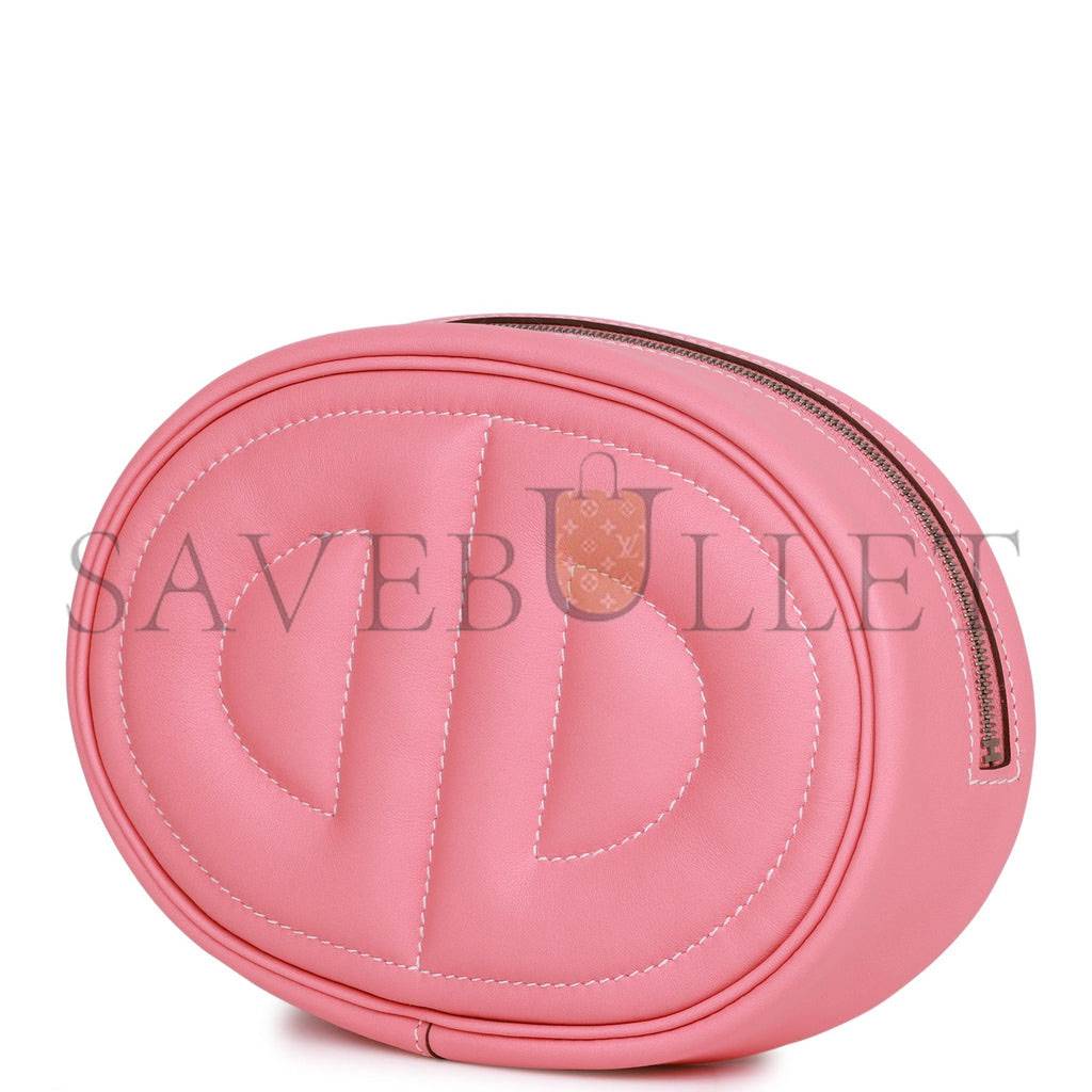 HERMES IN-THE-LOOP BELT BAG ROSE D'ETE VERSO SWIFT PALLADIUM HARDWARE (19cm) HERMES IN-THE-LOOP BELT BAG ROSE D'ETE VERSO SWIFT PALLADIUM HARDWARE (19cm)