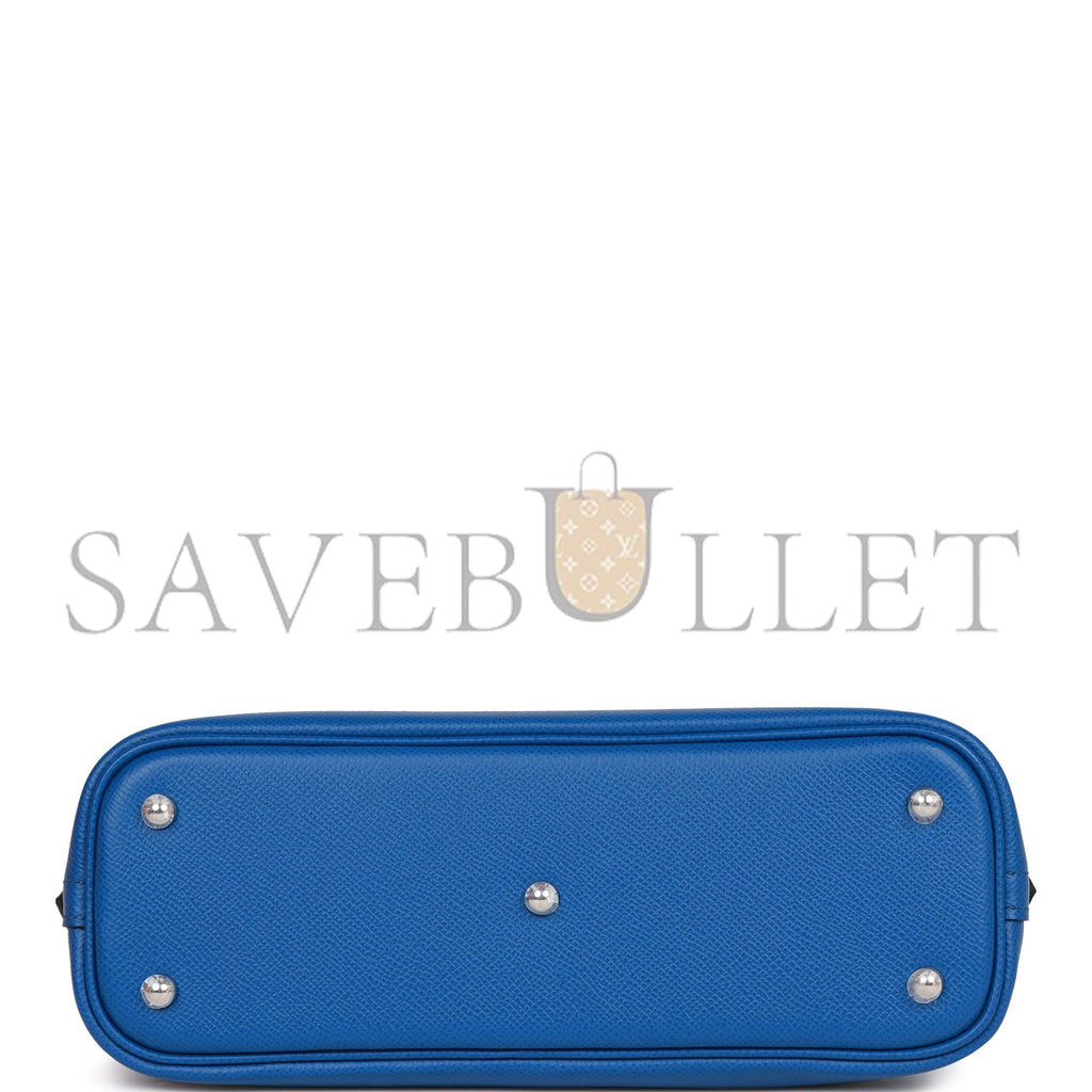 HERMES 1923 BOLIDE 25 BLEU FRANCE EPSOM PALLADIUM HARDWARE (25*20*10cm) HERMES 1923 BOLIDE 25 BLEU FRANCE EPSOM PALLADIUM HARDWARE (25*20*10cm)