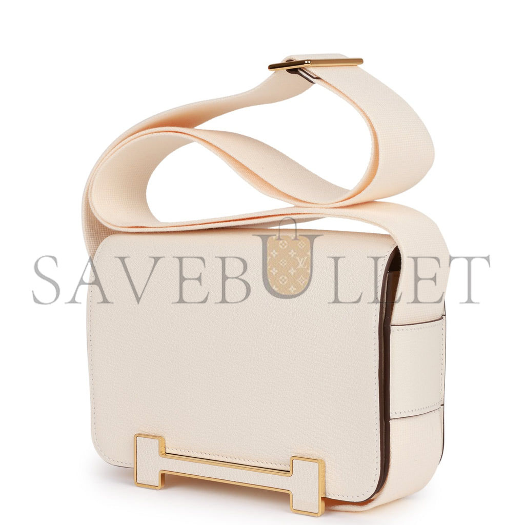 HERMES GETA NATA CHEVRE GOLD HARDWARE (20.3*14*6.4cm) HERMES GETA NATA CHEVRE GOLD HARDWARE (20.3*14*6.4cm)