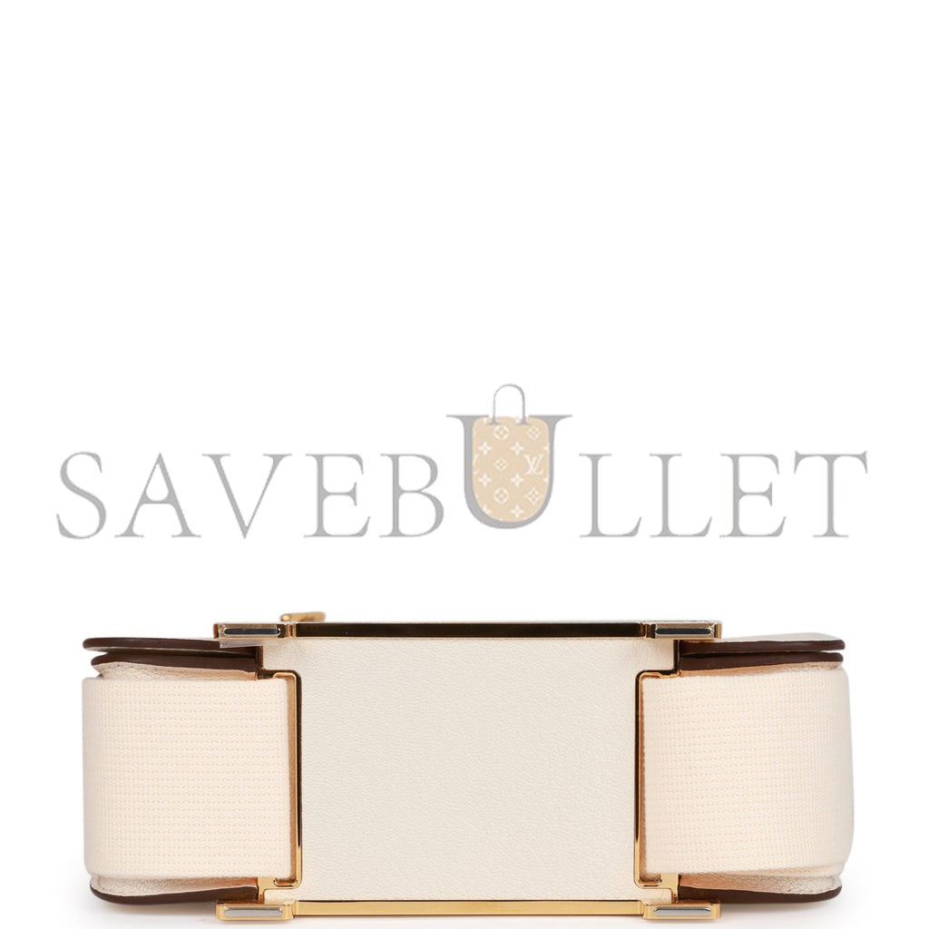 HERMES GETA NATA CHEVRE GOLD HARDWARE (20.3*14*6.4cm) HERMES GETA NATA CHEVRE GOLD HARDWARE (20.3*14*6.4cm)