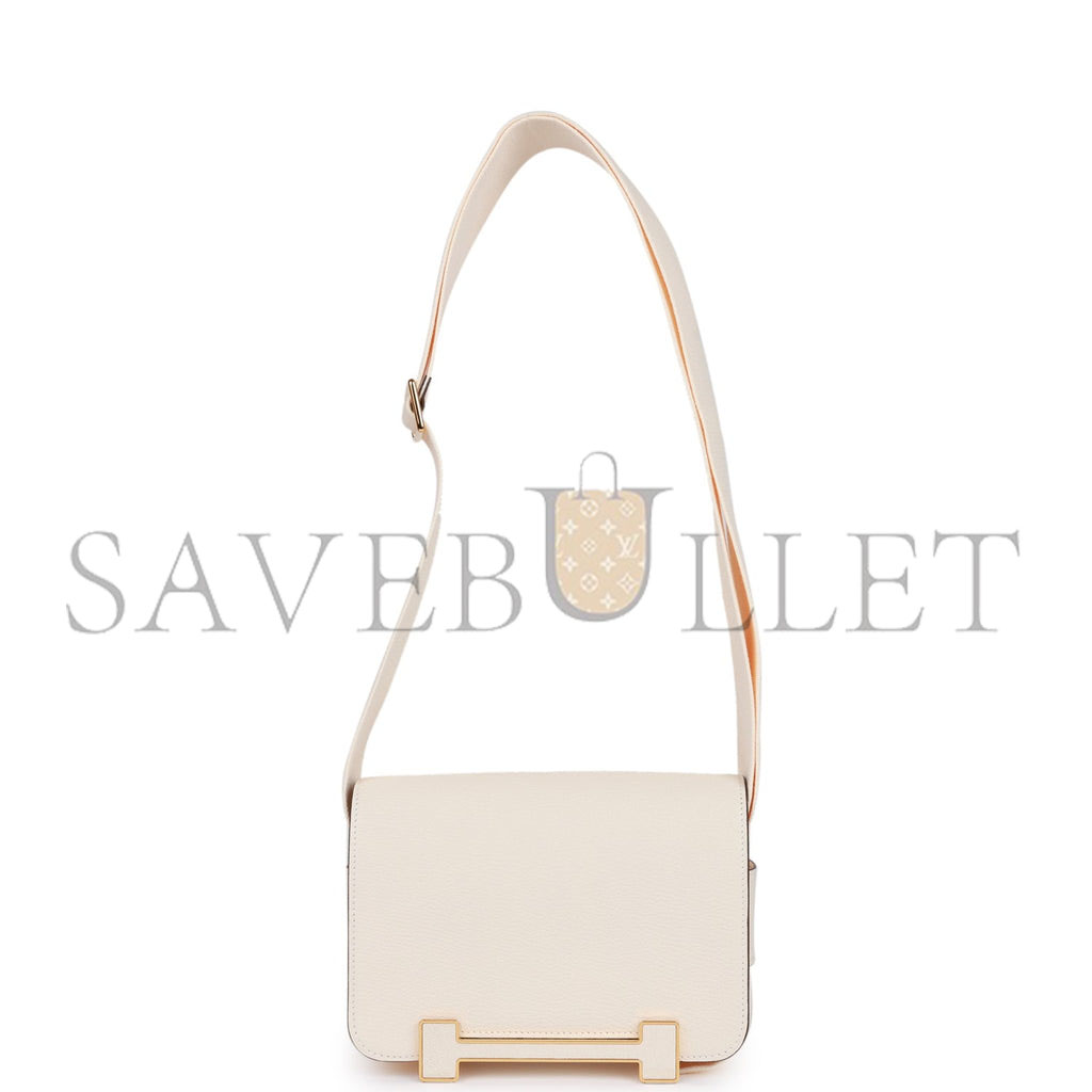 HERMES GETA NATA CHEVRE GOLD HARDWARE (20.3*14*6.4cm) HERMES GETA NATA CHEVRE GOLD HARDWARE (20.3*14*6.4cm)
