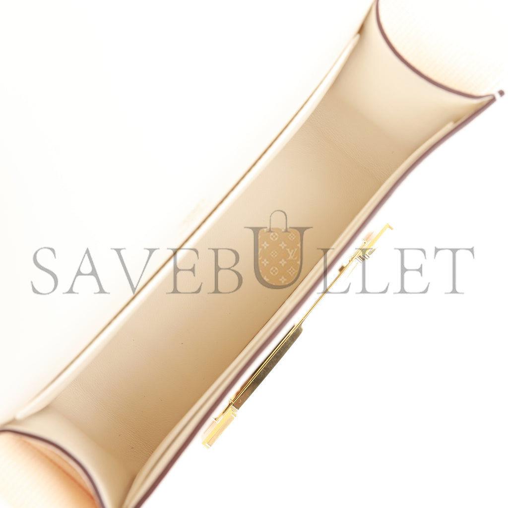 HERMES GETA NATA CHEVRE GOLD HARDWARE (20.3*14*6.4cm) HERMES GETA NATA CHEVRE GOLD HARDWARE (20.3*14*6.4cm)