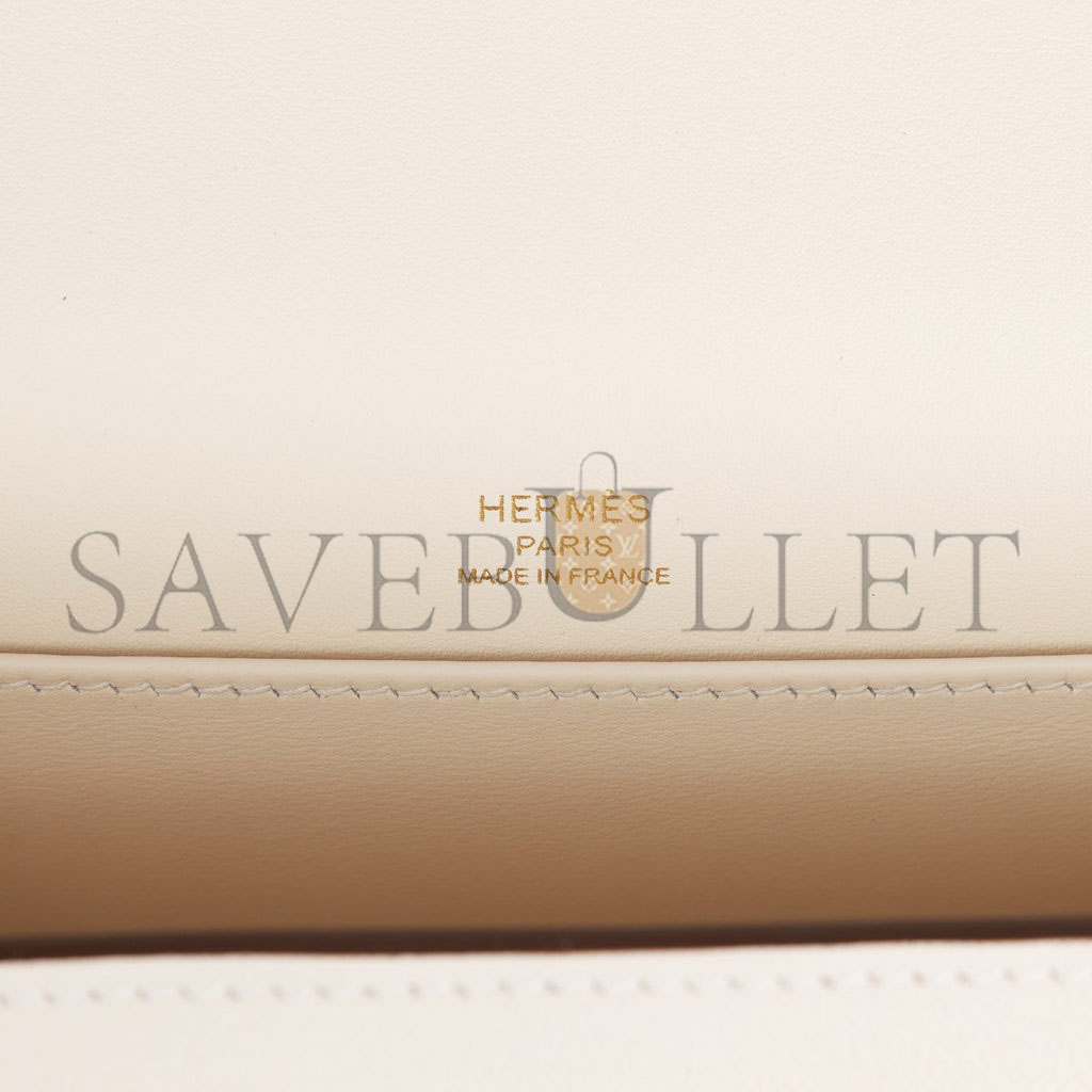 HERMES GETA NATA CHEVRE GOLD HARDWARE (20.3*14*6.4cm) HERMES GETA NATA CHEVRE GOLD HARDWARE (20.3*14*6.4cm)