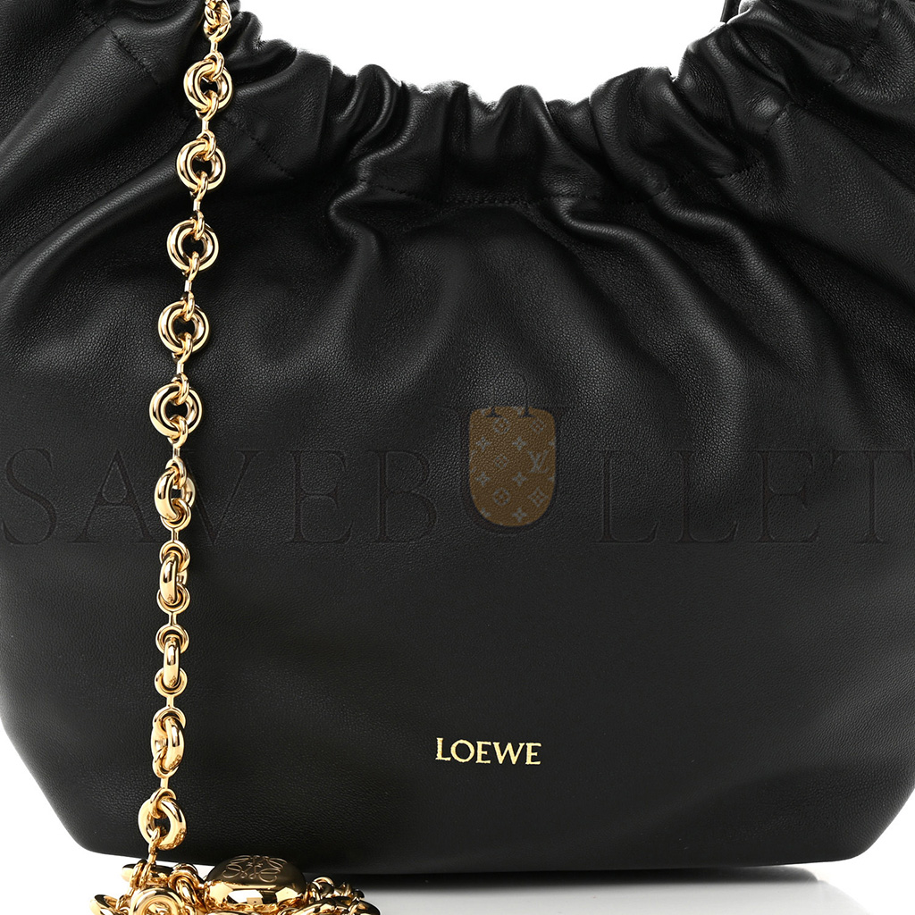 LOEWE NAPPA MEDIUM SQUEEZE BAG BLACK (29*20*11cm) LOEWE NAPPA MEDIUM SQUEEZE BAG BLACK (29*20*11cm)