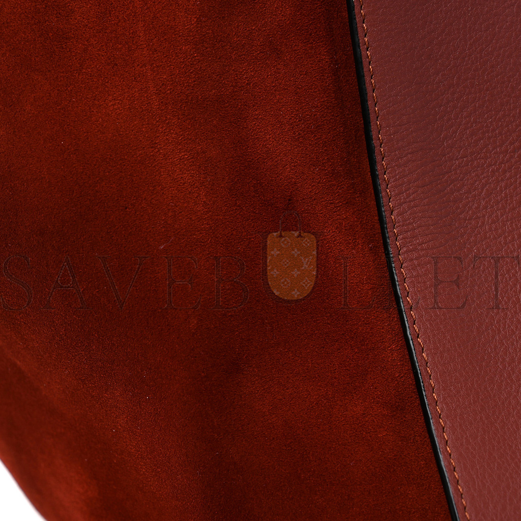 LOEWE CALFSKIN SUEDE HAMMOCK SHOULDER BAG RED (30*25*13.5cm) LOEWE CALFSKIN SUEDE HAMMOCK SHOULDER BAG RED (30*25*13.5cm)