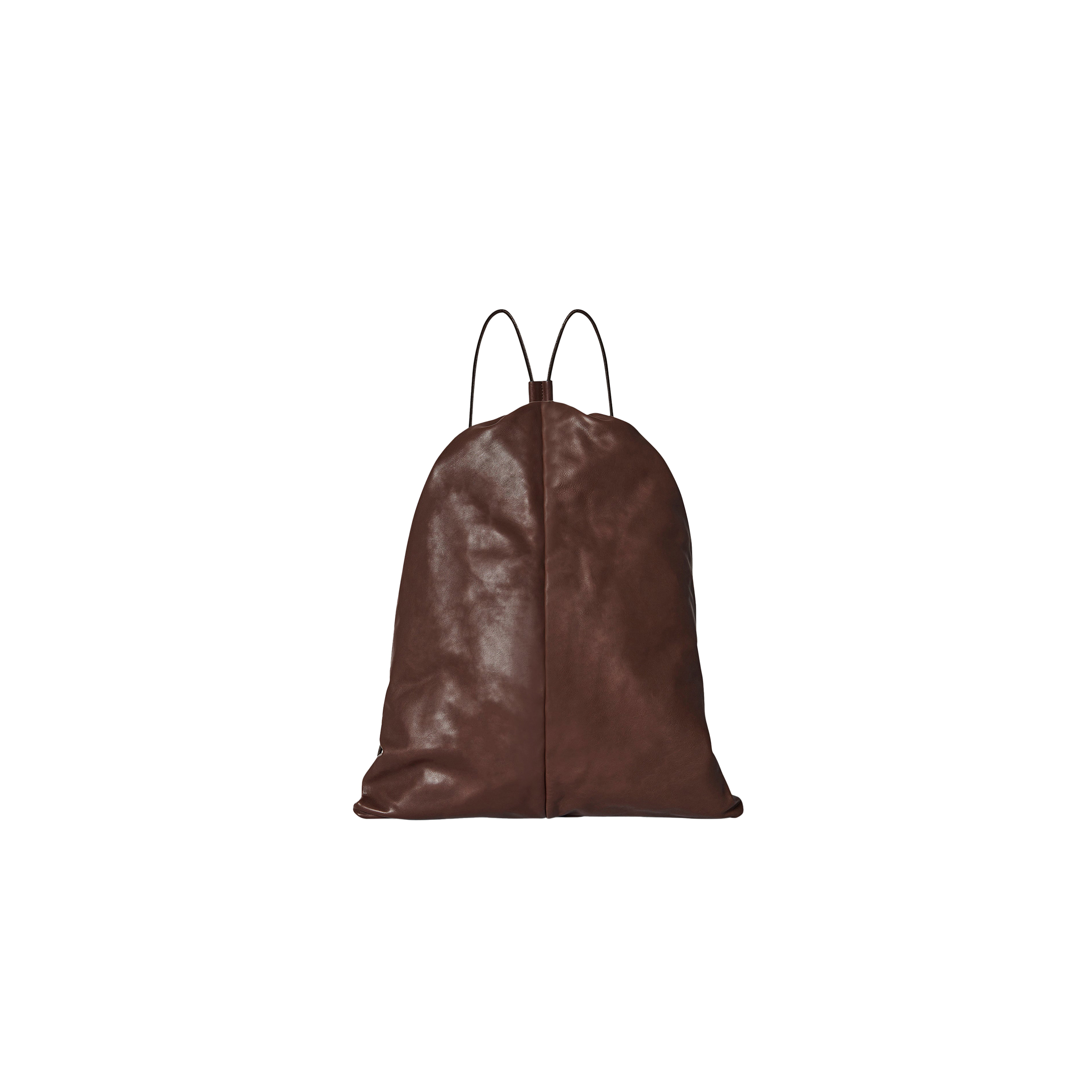 THE ROW PUFFY BACKPACK IN LEATHER CHOCOLATE W1604L114CHPLD (47*28*8cm) THE ROW PUFFY BACKPACK IN LEATHER CHOCOLATE W1604L114CHPLD (47*28*8cm)