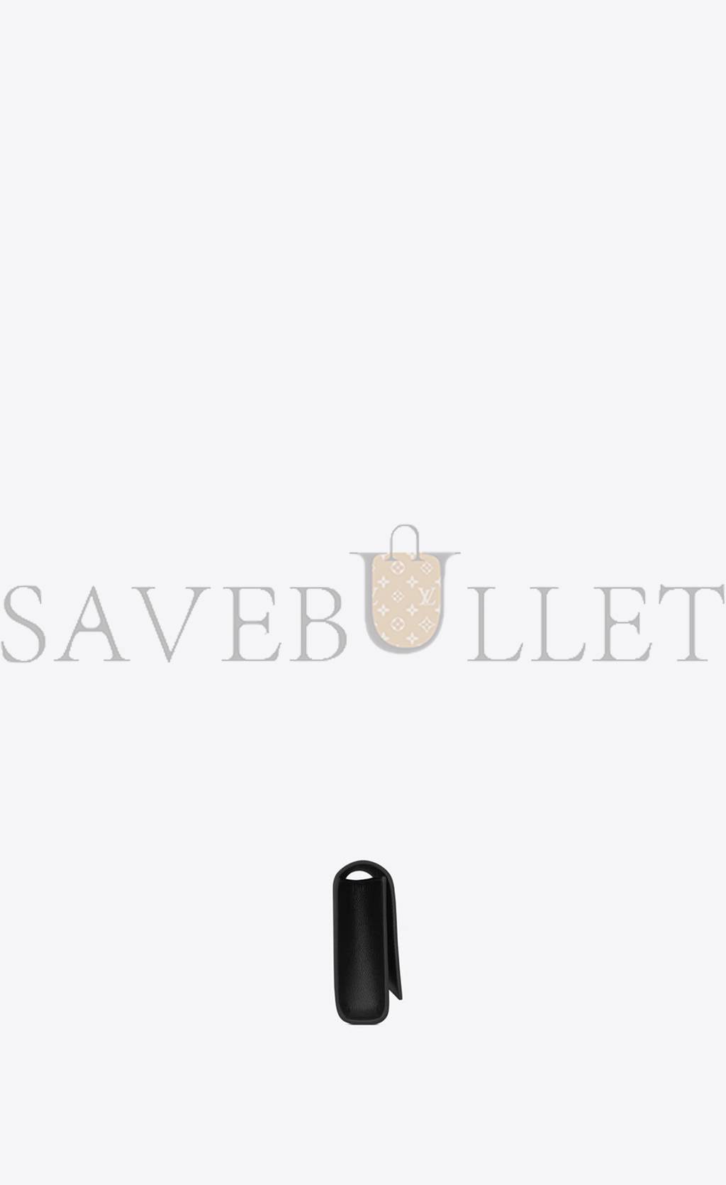 YSL KATE CLUTCH IN GRAIN DE POUDRE EMBOSSED LEATHER 326079BOW0J1000 (27*12.5*5cm) YSL KATE CLUTCH IN GRAIN DE POUDRE EMBOSSED LEATHER 326079BOW0J1000 (27*12.5*5cm)